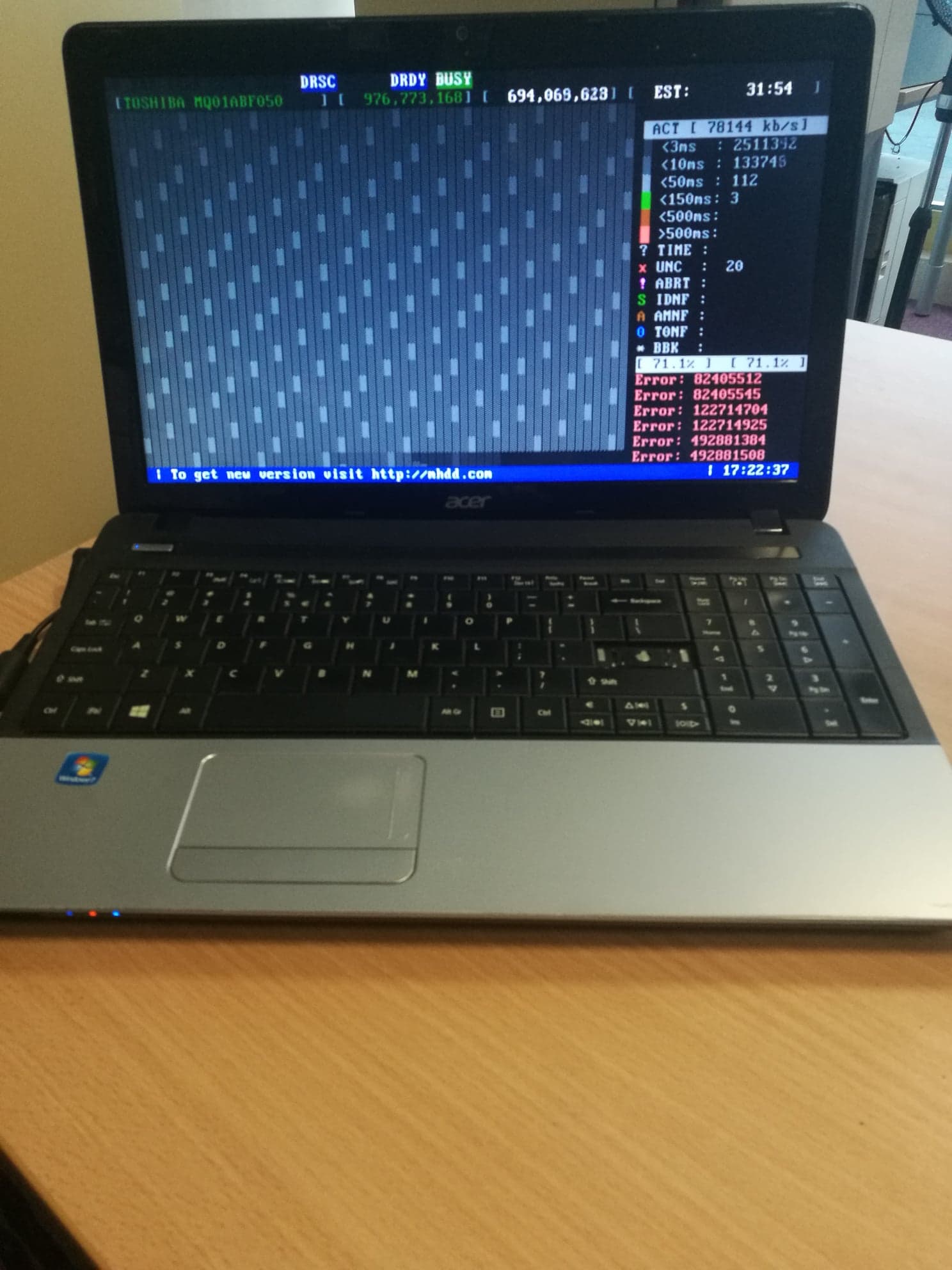 Serwis laptopa Acer ASPIRE E1-571 Sosnowiec